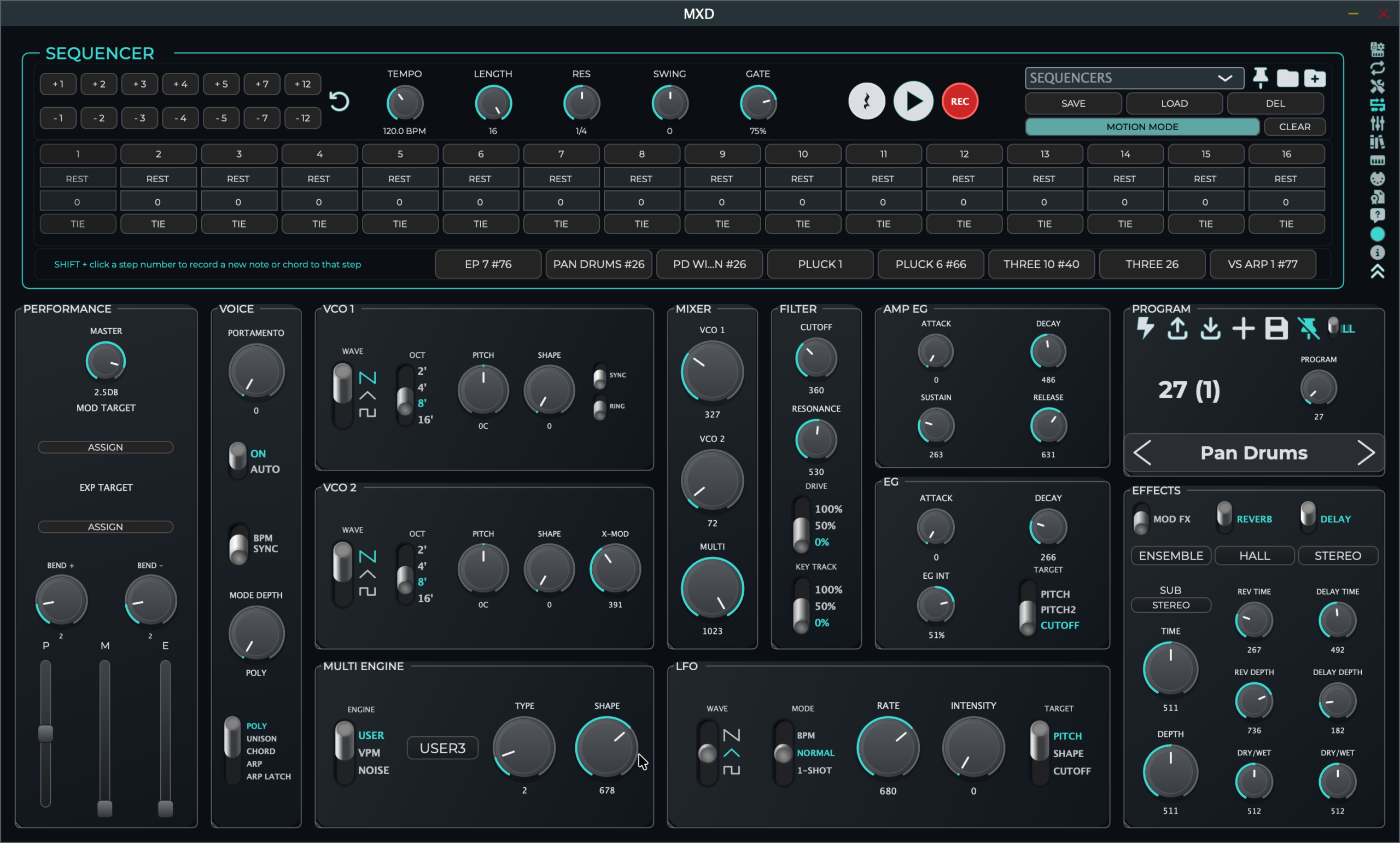fl-mxd-sequencer-motion-mode-highlighted-indicates-has-motion MXD Orange Accent Color