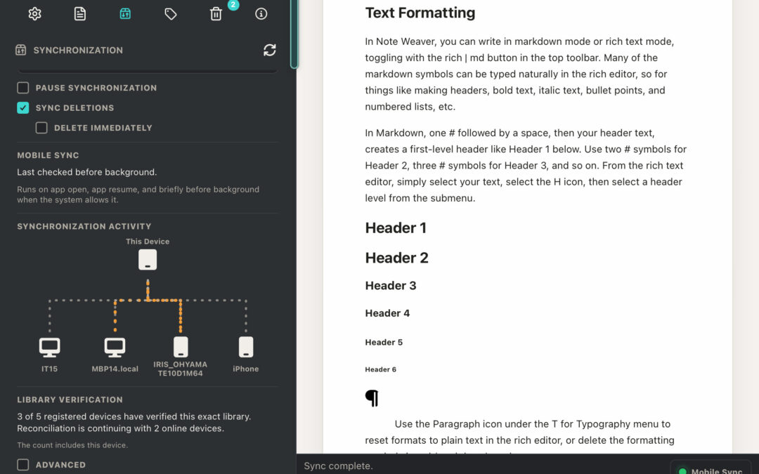 Note Weaver V1.2.0